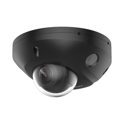 Mini Domo IP / 4 Megapixel / Dual Light 30 m (98.4 ft) / WDR 120 dB / IP67 / IK08 / PoE / AcuSense / Audio Bidireccional