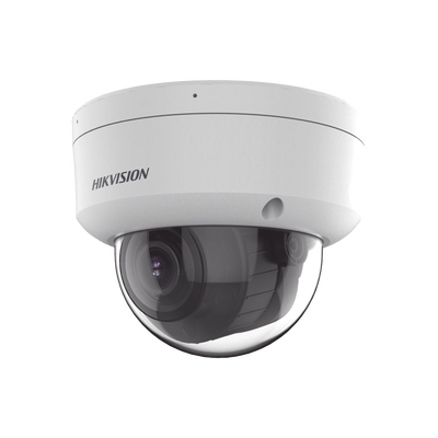 Cámara Domo IP / 8 Megapixel / Lente Motorizado 2.8-12 mm / Dual Light 40 m (131.2 ft) / WDR 120 dB / IP67 IK10 / PoE 802.3af