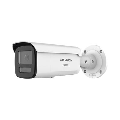 Bala IP 8 Megapixel / Lente 4 mm / 60 mts (197 pies) IR + Luz Blanca / Exterior IP67 / WDR 130 dB / ACUSENSE 3.0 / Metal / NEMA 4X / ACUSEEK