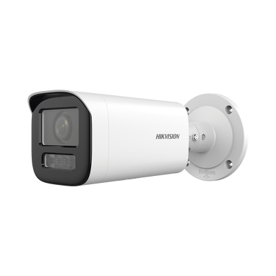Bala IP 4 Megapíxel / Lente Motorizado 2.7 a 13.5 mm / Dual Light (50 mts IR + 50 mts Luz Blanca) / Exterior IP67 / WDR 120 dB / PoE / Micro SD