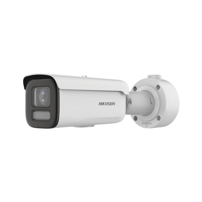 Bala IP 8 Megapixel / Lente 4 mm / Dual Light (60 mts IR + 60 mts Luz Blanca ) / Darkfighter S / Exterior IP67 / WDR 130 dB / 4 Analíticos: AcuSense, Deteccion Facial, Conteo de Personas por Cruce y Zona
