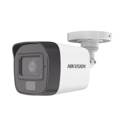 Cámara Bala TURBOHD / 2 Megapixel / Dual Light IR 30 m (98.4 ft) + Luz Blanca 20 m (65.6 ft) / Micrófono Integrado / Gran Angular 101° / IP67 / 4 Tecnologías