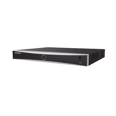 NVR IP / 12 Megapixel (4K) / 8 Canales / 8 Puertos PoE+ / Reconocimiento Facial 50,000 Rostros / 2 Bahías HDD 14 TB / HDMI 4K / Alarmas I/O