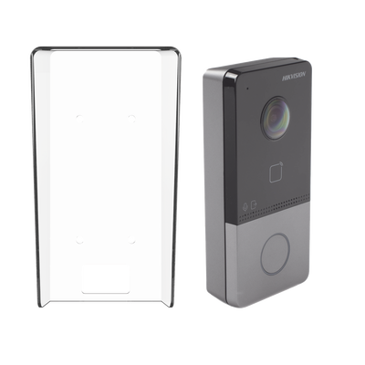 Kit Videoportero IP / 2 Megapixel / PoE IEEE802.3af / IP65 / WDR 129° / 1 Departamento / 6 Monitores / 128 Tarjetas Mifare / 1 Salida Relay / -40°C a +53°C (-40°F a +127°F)