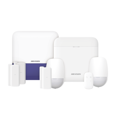 Kit de Alarma Inalámbrica / 48 Zonas / GSM 3G/4G Dual SIM / Wi-Fi 2.4 GHz / Sirena Exterior / Batería 35 h