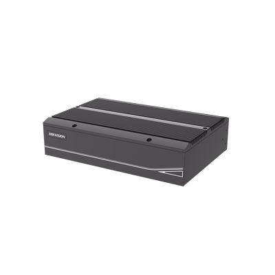 Terminal de Control de Acceso / Gestión en Cascada 4 Carriles / 8 Puertos LAN Internos / 2 Puertos Gigabit Externos / Almacenamiento 4 TB HDD + 128 GB SSD / Operación -10°C a 50°C / 8 Puertos PoE