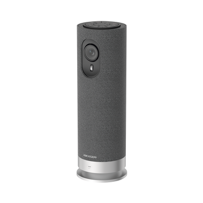 Cámara de Videoconferencia Portátil / Resolución de 2 Megapixel (Full HD) / 4 Micrófonos / Altavoz 5 W / Conexión USB / Control Remoto / Plug and Play / Movimiento PTZ