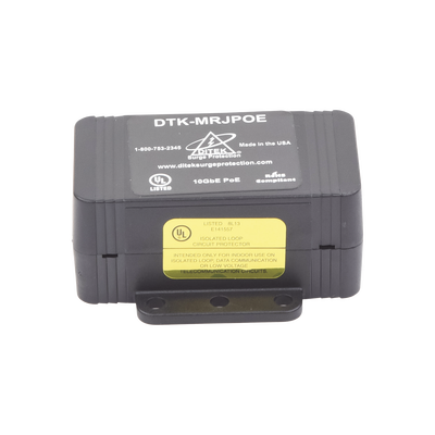 Protector PoE / RJ45 Hembra / 10 GbE / PoE y HiPoE / 0.25 x 0.14 x 0.10 ft / -40°C a 70°C
