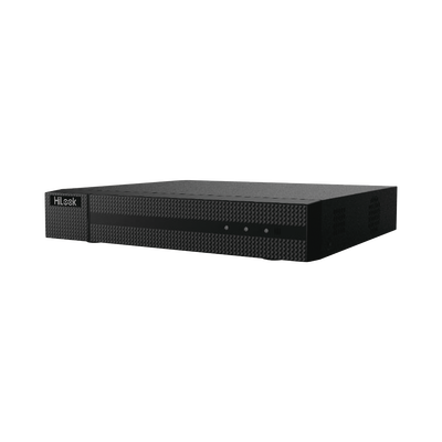 DVR Híbrido / 16 Canales / 8 TurboHD + 8 IP / 8 Megapixel (4K) / H.265+ / Audio por Coaxitron / 1 Bahía HDD