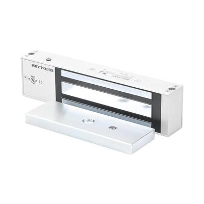 Chapa Magnética / 1200 lbs (545 kg) / Sensor de Unión y Posición / LED Bicolor / 12/24 Vdc Seleccionable / UL / Sin Magnetismo Residual