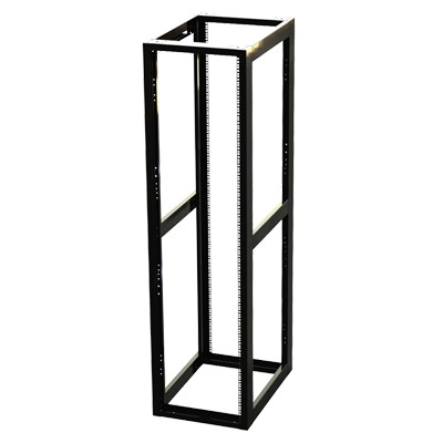 Rack 19" / 45 Unidades / 4 Postes / Profundidad Ajustable 609-812 mm (24-32") / Carga 900 kg / Acero Calibre 16
