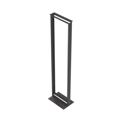 Rack 2 Postes / 19" EIA-310D / 45 UR / Carga 460 kg / Base L para Piso / Acero al Carbono