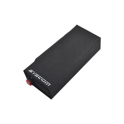 Estuche de Transporte / Poliéster con Cartón / 19.6 x 16 cm / 7.7 x 6.3 in / Compartimento Pila 9V / Cierre Velcro