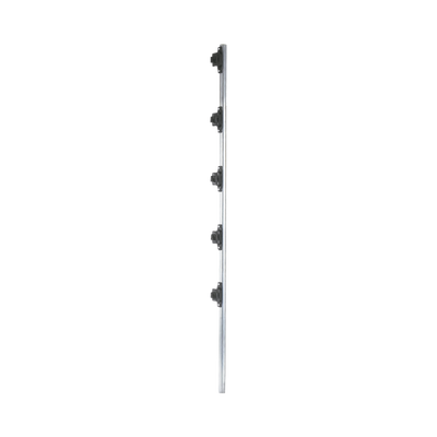 Poste de cerco eléctrico / 1.2 m (3.9 ft) / Acero galvanizado G60 / 5 aisladores de paso / 18 kV dieléctrico