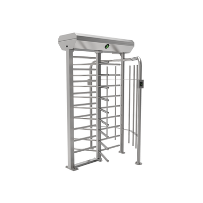 Torniquete de cuerpo completo / 1 carril / 25 personas por minuto / Acero inoxidable SUS304 / IP54 / -28°C a 60°C / 4.59 x 4.58 x 7.28 ft