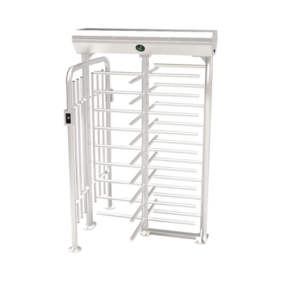 Torniquete de cuerpo completo / Un carril / 25 personas por minuto / Acero inoxidable SUS304 / IP54 / -28°C a 60°C / 4.6 x 4.3 x 7.3 pies