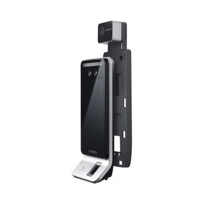 Lector de Reconocimiento Facial y Huella / Detección de Temperatura / RFID EM 125kHz y MIFARE 13.56MHz / CPU Dual Core 1.8GHz + Quad Core 1.4GHz / Memoria 16GB Flash + 2GB RAM / Compatible BioStar2