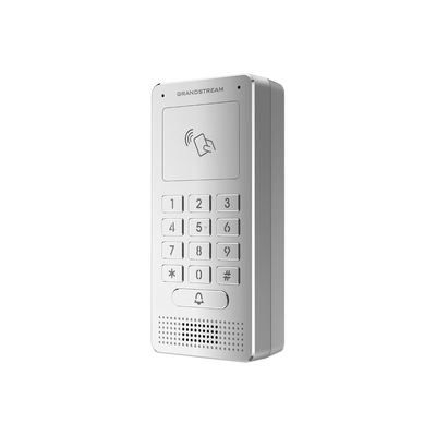 Audioportero IP / SIP / RFID y Teclado Retroiluminado / IP65 / IK06 / 3 Entradas y 2 Salidas de Alarma