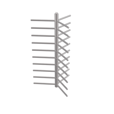 Eje Central de Refacción para Torniquetes Hikvision SENCILLOS de Cuerpo Completo / Solo compatible con DS-K3H4410 / Acero Inoxidable