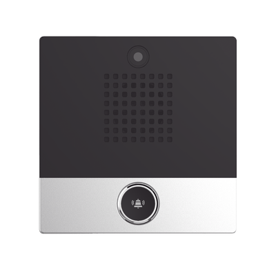 Intercomunicador IP de Video / HD 720p / 1 Botón / 2 Líneas SIP / PoE 802.3af / IP54 / Relé Integrado