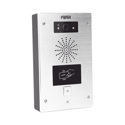 Video Portero IP / 2 Líneas SIP / Cámara HD 2MP / IR Nocturno / RFID / IP65 e IK10 / PoE 802.3af / Onvif / -40°C a 70°C
