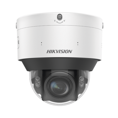 Cámara Domo IP / 4 Megapixel / Lente Motorizado PTRZ 2.8-12 mm / Luz Dual 30 m (98.4 ft) / WDR 140 dB / Reconocimiento Facial / IP67 e IK10