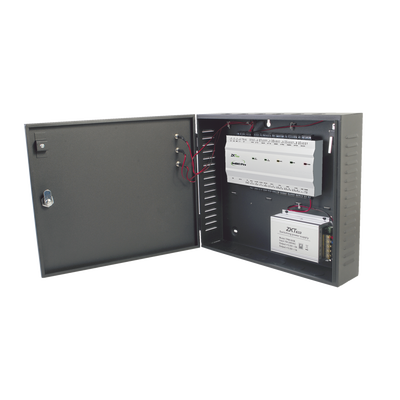 Controlador de Acceso 4 Puertas / 20,000 Huellas / 30,000 Tarjetas / TCP/IP / ADMS PUSH / Fuente 12V 5A / Gabinete