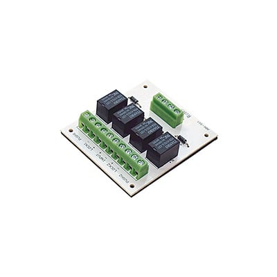 Módulo de Esclusa para 2 Puertas / Alimentación 12-24 VCC / Relés 3A / Puertas Siempre Cerradas / -20 a 70°C (-4 a 158°F)
