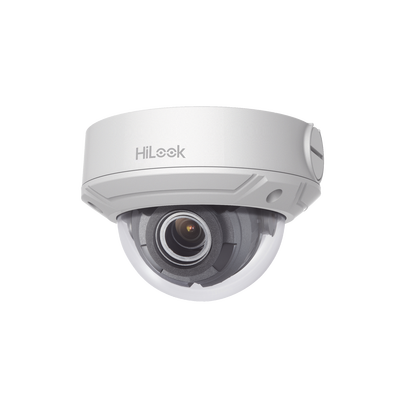 Domo IP / 4 MP / 30 m IR / IP67 / PoE / WDR 120 dB / Lente Motorizado 2.8-12 mm / IK10 / MicroSD / 98 ft IR