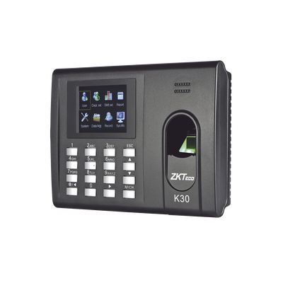 Terminal de Tiempo y Asistencia / Huella y Tarjeta 125 kHz / 1,000 Huellas / 80,000 Eventos / Batería de Respaldo 2Ah / TCP/IP USB / Control de 1 Puerta