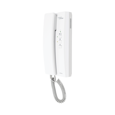 Auricular para sistema de audioportero / Compatible con KLPD410 y KIP120 / Cableado 5 hilos / Alcance 300 m (984 ft) / Montaje en pared