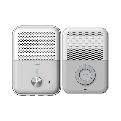 Kit de Audioportero Manos Libres / Frente de Calle a 4 Estaciones Interiores / Alimentación 120V / Consumo Máximo 2.6W / Montaje Superficial / Cable 4 Hilos Calibre 18