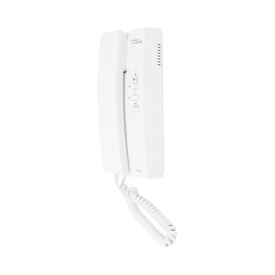 Auricular para sistema de audioportero / Alimentación desde central / 5 hilos / Cascada hasta 984 pies / Interior / Montaje pared