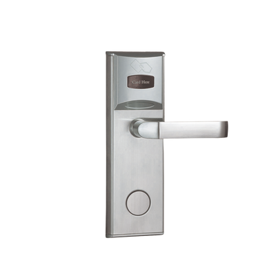 Cerradura Electrónica para Hotel / MIFARE® 13.56 MHz / 5 Pestillos / Acero Inoxidable / 224 Eventos / Apertura de Emergencia / Puerta Derecha / 35-55 mm