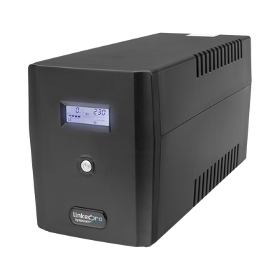 UPS de Línea Interactiva / 1500 VA / 900 W / 8 Tomas NEMA 5-15R / Pantalla LCD / AVR Boost/Buck / Protección RJ45