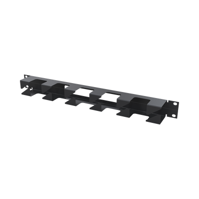 Organizador de Cables Horizontal / 19" / 1U / Acero / Capacidad 22 Cables Cat 5e
