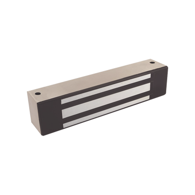 Chapa Magnética / 600 lbs (272 kg) / Acero Inoxidable Cepillado / Sellado Intemperie / -40 a +60°C (-40 a +140°F) / 12/24 VDC