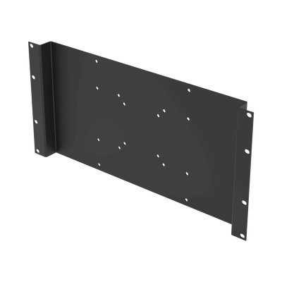 Montaje para Monitor / VESA 75x75 a 200x200 / Rack 19" / 5U / Acero / Pintura Electrostática Negra