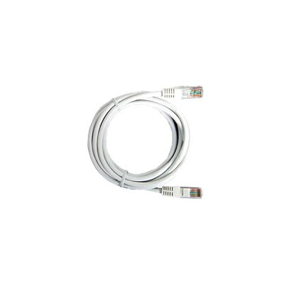 Cable de Parcheo UTP Cat5e / 0.5 Metros (1.64 Pies) / 100 Ohms / Blanco