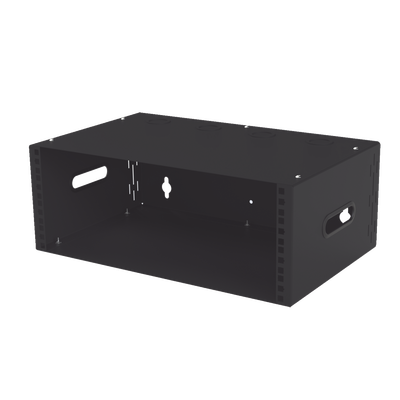 Gabinete de Pared para Redes / 4U / Profundidad 250 mm (9.8 in) / Acero Galvanizado Calibre 20 / Montaje Compacto