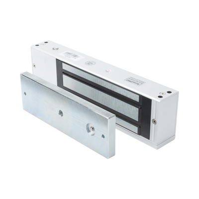 Chapa Magnética Electromagnética / 1200 lbs (544.3 kg) / Doble Voltaje 12/24 VCC / Sensor de Placa / LED Indicador / Interior