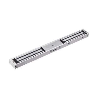 Cerradura Electromagnética Doble / 280 kg (617.3 lb) por Lado / 12/24 VCC / LED de Estado / Sin Magnetismo Residual / Sensor NC/NO