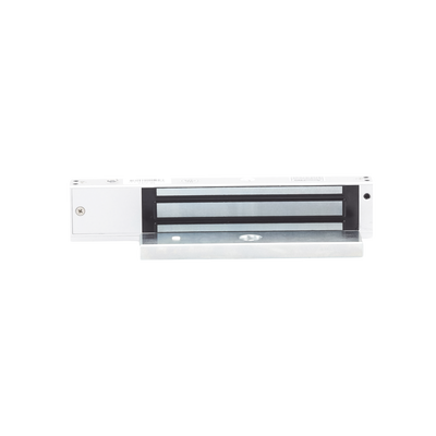 Chapa Magnética Electromagnética / 280 kg (600 lbs) / Temporizador 0-9 s / Voltaje Dual 12/24 VDC / Sensor de Puerta NO/NC / LED Indicador