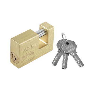 Candado para Cortina Metálica / 11 Pernos de Combinación / Cilindro de Latón Macizo / Pasador de Acero Cementado en Cromo / Anti-Palanca / Anti-Impacto / Anti-Segueta