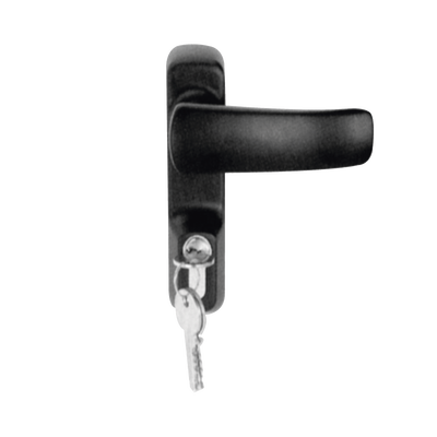 Manija para Barra de Emergencia / Zamak / Plata / Puerta 40-70 mm / Apertura Reversible / 1.57-2.76 in