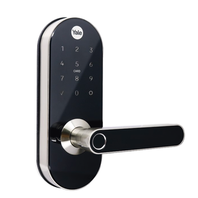 Cerradura Digital / Control Remoto / Lector de Huella y Tarjeta / Teclado Táctil / Zigbee 20 m (65.6 ft) / 250 Códigos / Backset Ajustable