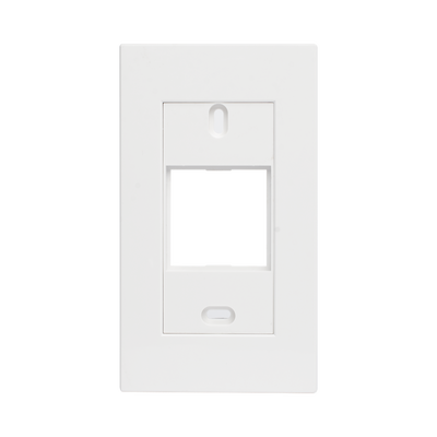 Marco para caja americana / Montaje vertical y horizontal / IP20 / Termoestable con bastidor metálico / Blanco