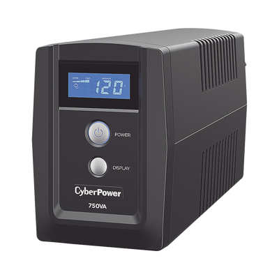 UPS de Línea Interactiva / 750 VA / 300 W / 6 Salidas NEMA 5-15R / AVR / LCD / 245 J