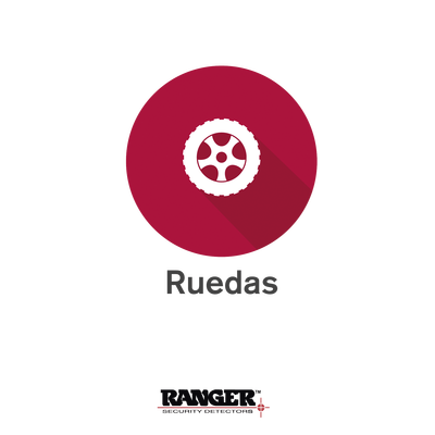 Kit de Ruedas para Arcos de Detección / Movilidad Portátil / Instalación en Equipos Nuevos Bajo Pedido / No Retrocompatible