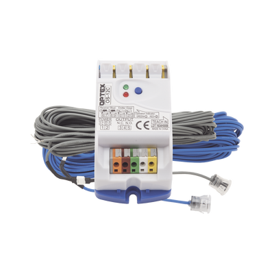 Sensor de Seguridad Infrarrojo Activo / Haz Único / Cabezales 15 mm / Puertas Automáticas / Terminales sin Tornillos